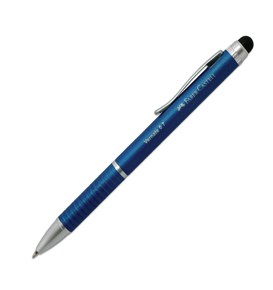 Vernate Blue & Black Ink Stylus Pen, 0.7mm, Blue 